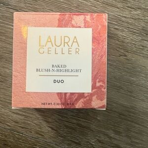 Buy 2 get 1 FREE Laura Geller Baked Blush-N-Highlight Duo - Coral Pink